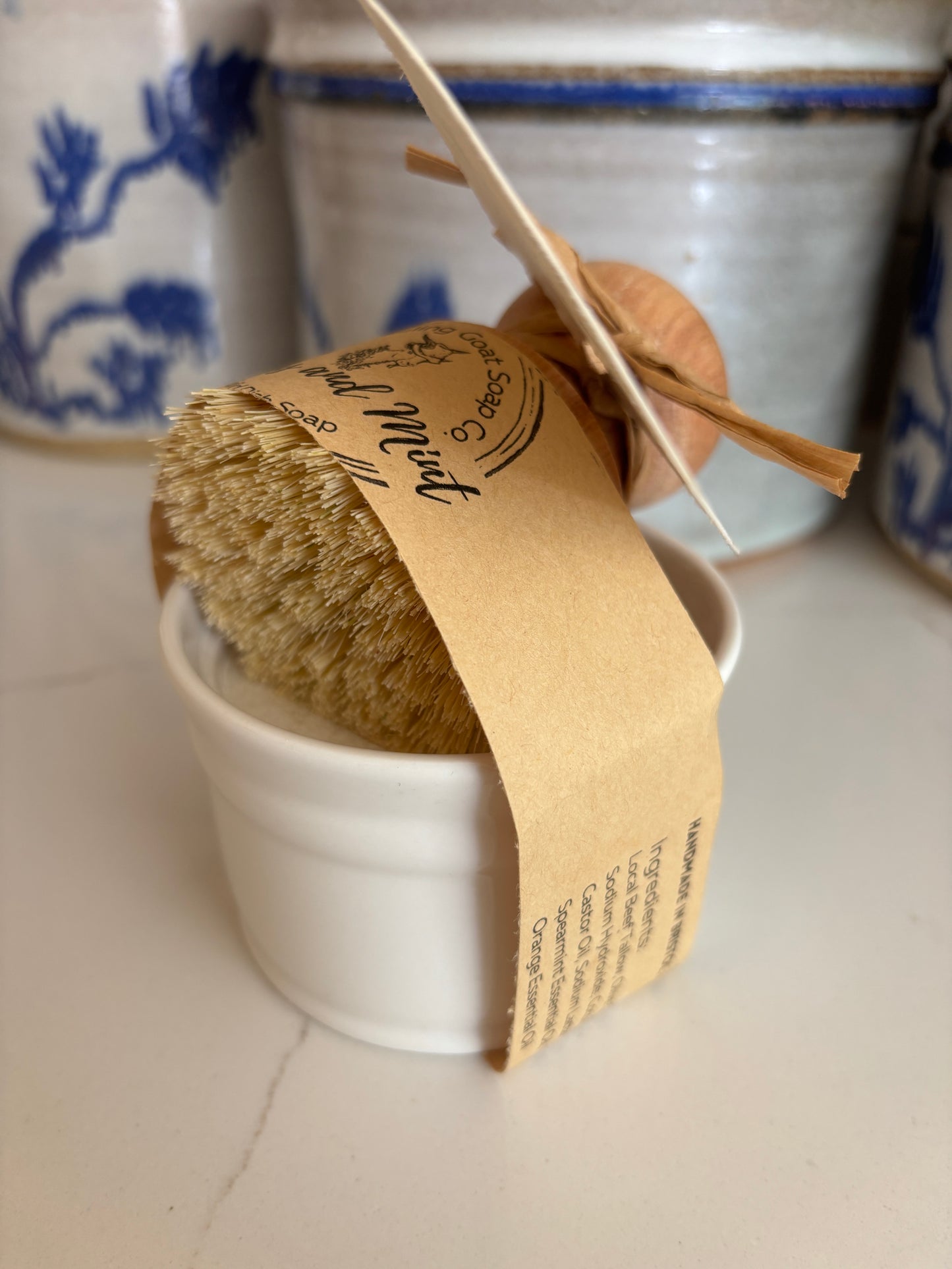 Ceramic White Dishsoap 5 oz.