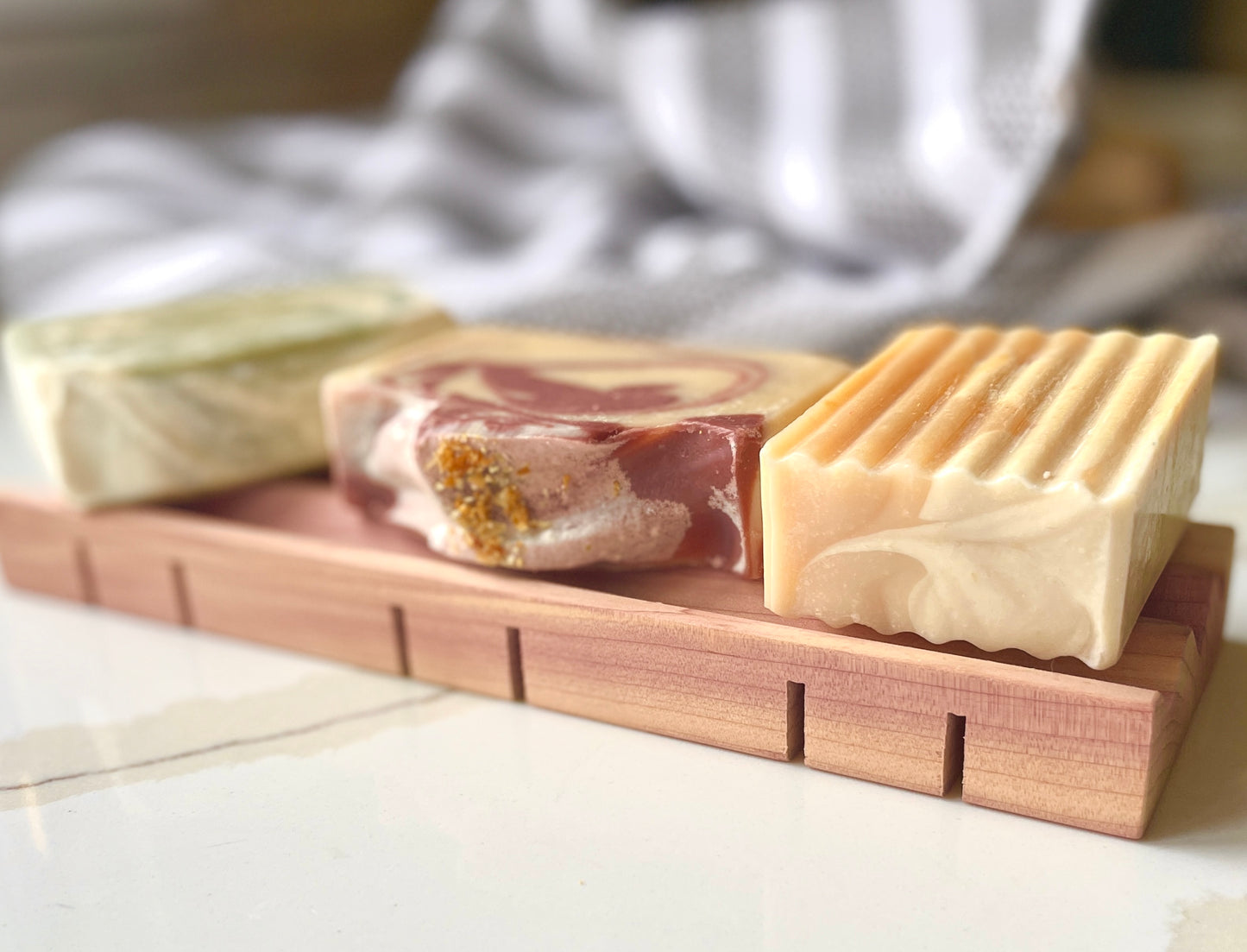 Cedarwood Handmade Soap Tray