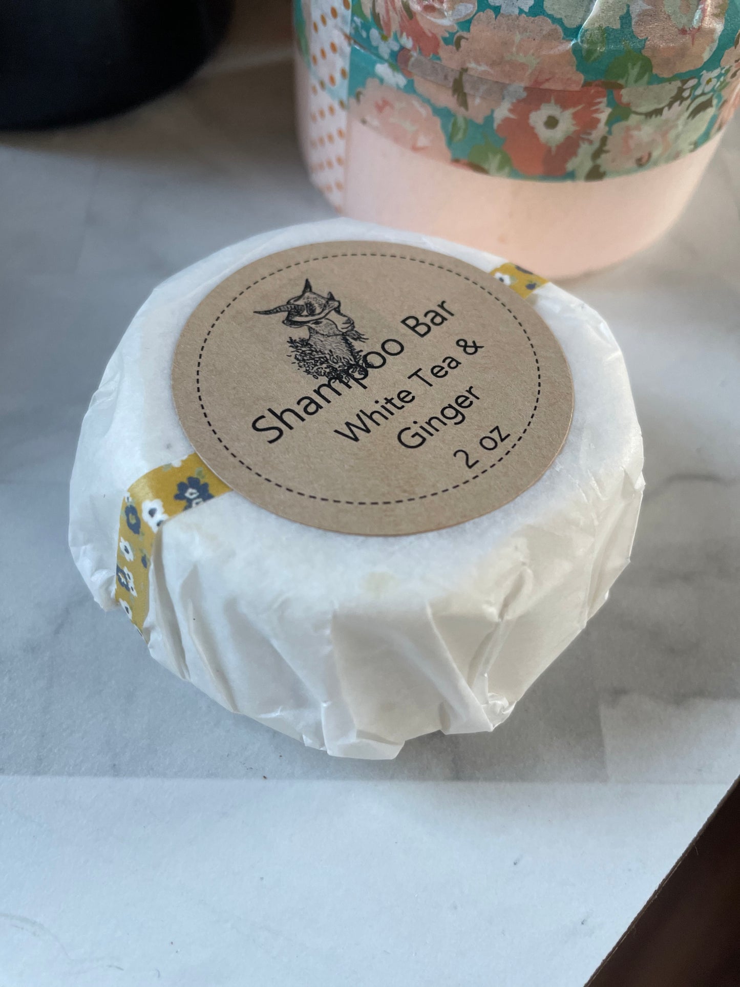 Solid Shampoo - White Tea and Ginger