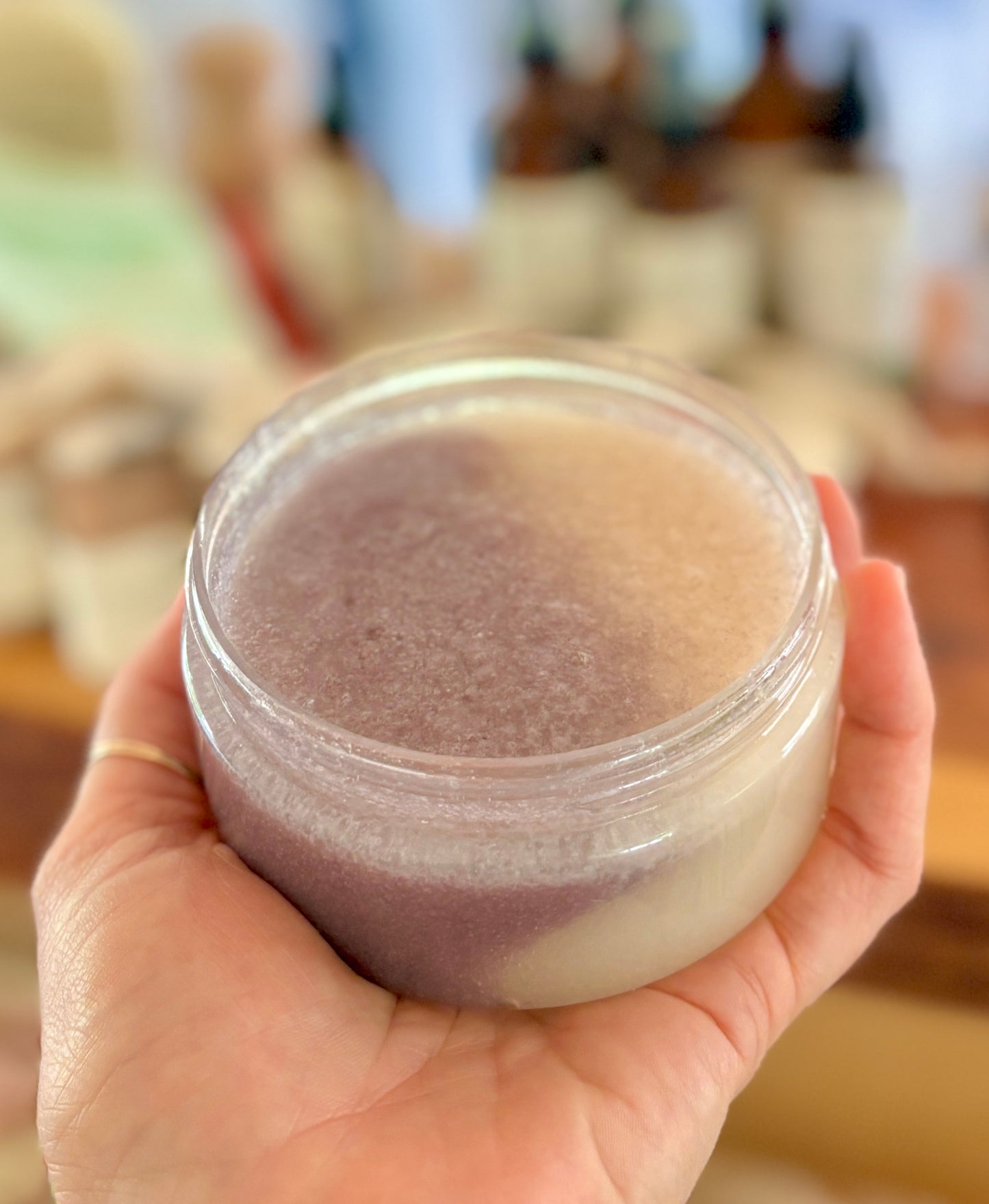 Lavendar + Cedarwood Sugar Scrub