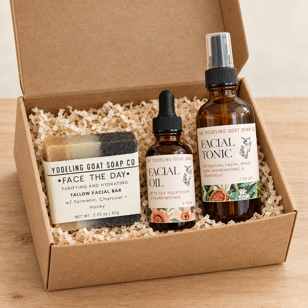 Boxed skincare gift set